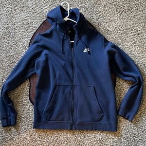 navy blue nike hoodie